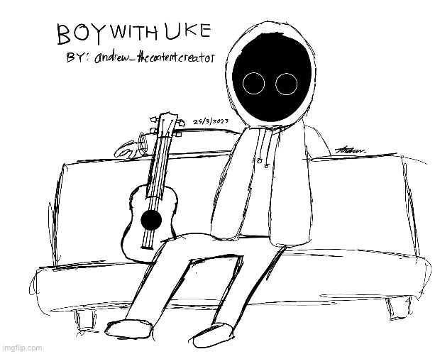 BoyWithUke (my first submission to the stream!) | image tagged in drawings | made w/ Imgflip meme maker