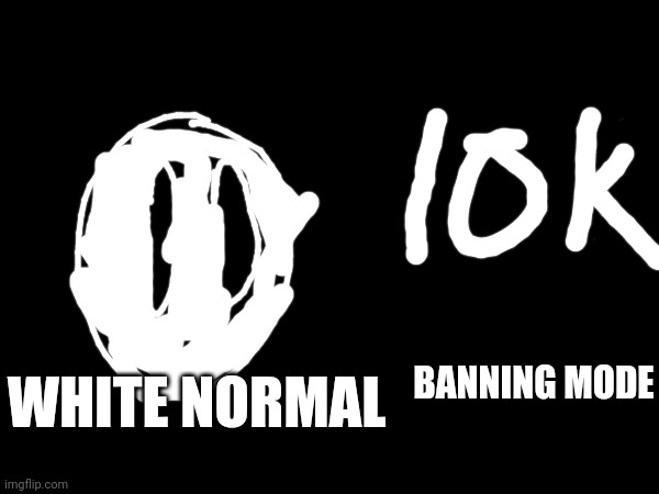 BANNING MODE; WHITE NORMAL | made w/ Imgflip meme maker