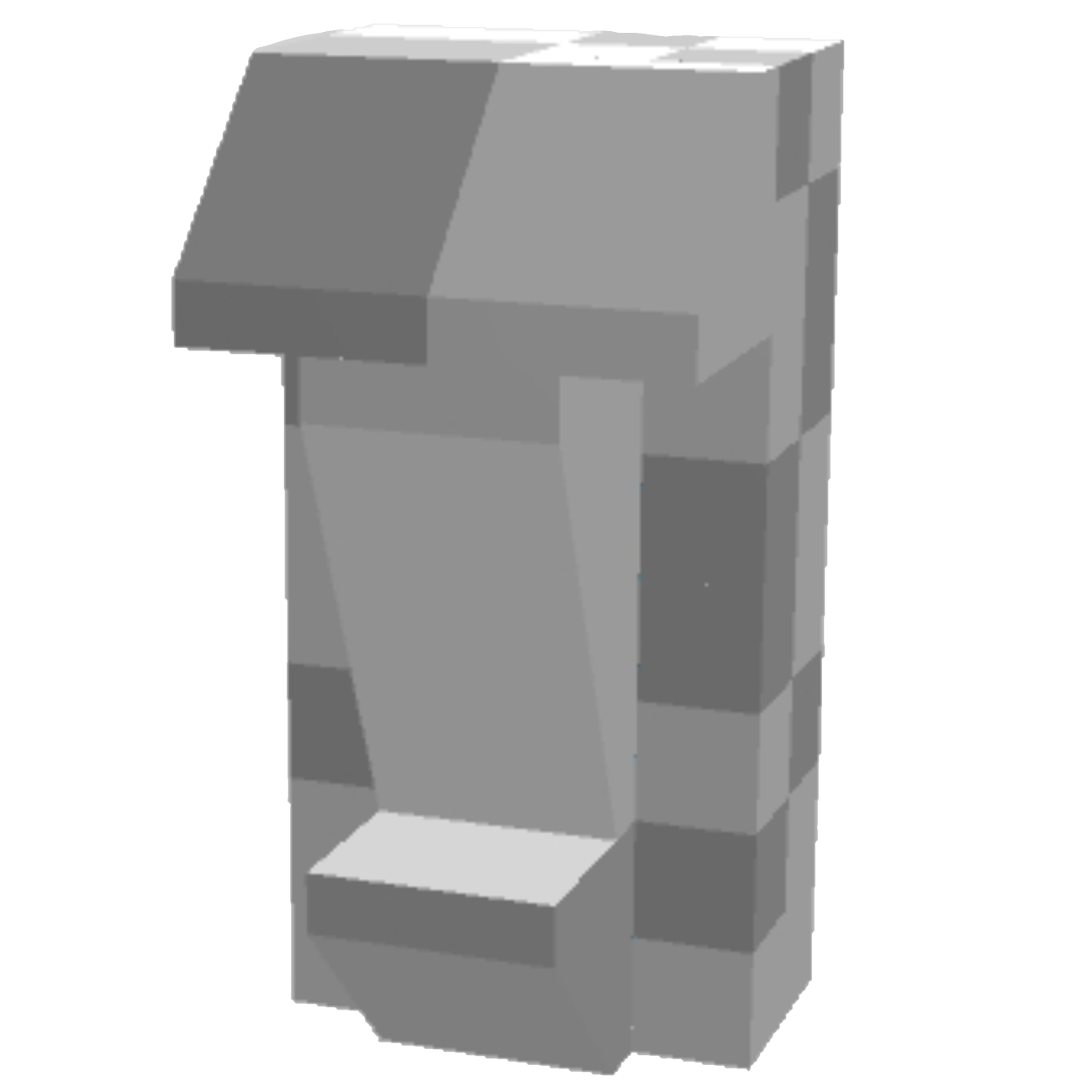 Iron moai Blank Meme Template