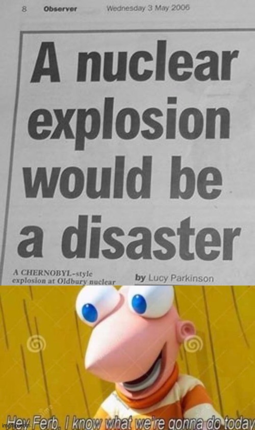 This headline legit exists | image tagged in hey ferb | made w/ Imgflip meme maker