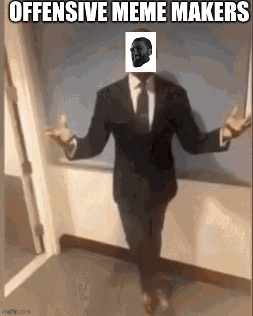 black guy introducing himself | OFFENSIVE MEME MAKERS | image tagged in black guy introducing himself | made w/ Imgflip meme maker