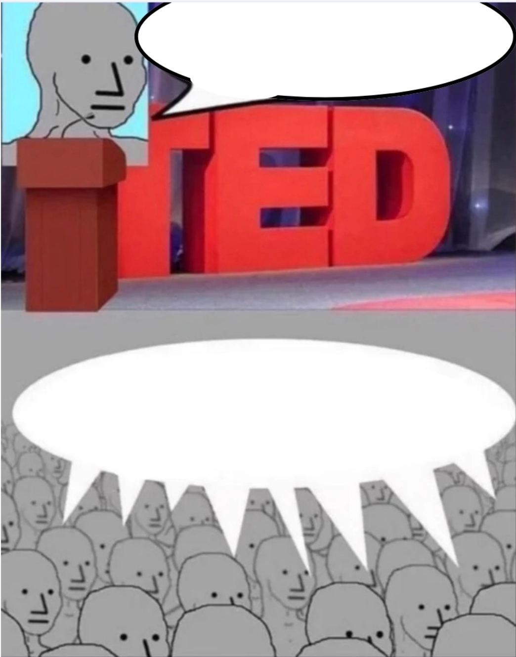 Ted talk Blank Meme Template