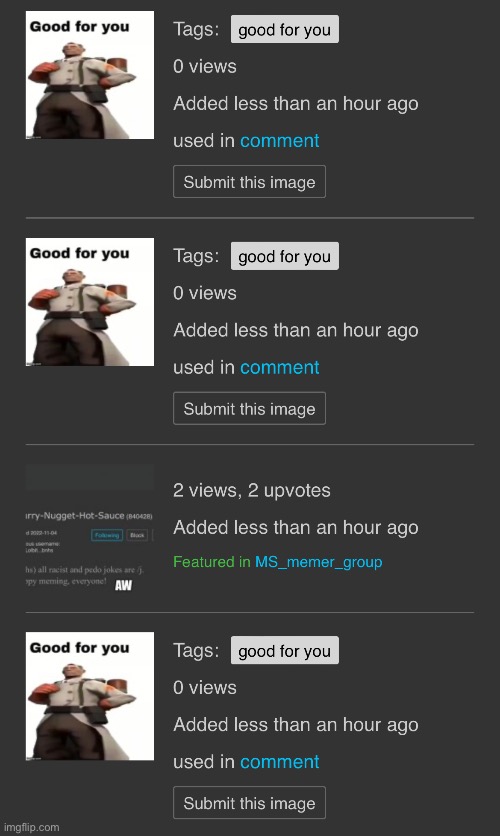 good for you | made w/ Imgflip meme maker