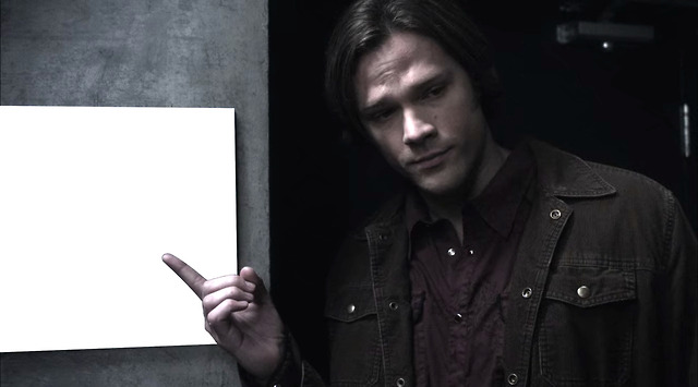 High Quality Sam pointing at a sign Blank Meme Template