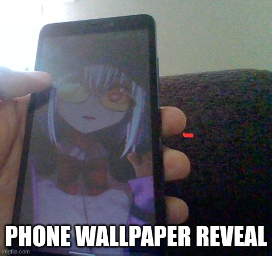 cuz why not | PHONE WALLPAPER REVEAL | made w/ Imgflip meme maker