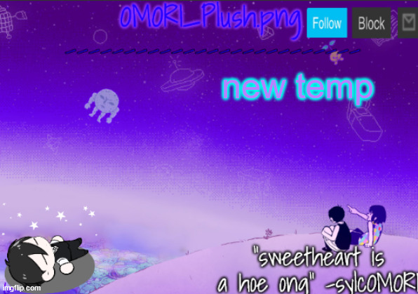 omor plush 2 | new temp | image tagged in omor plush 2 | made w/ Imgflip meme maker