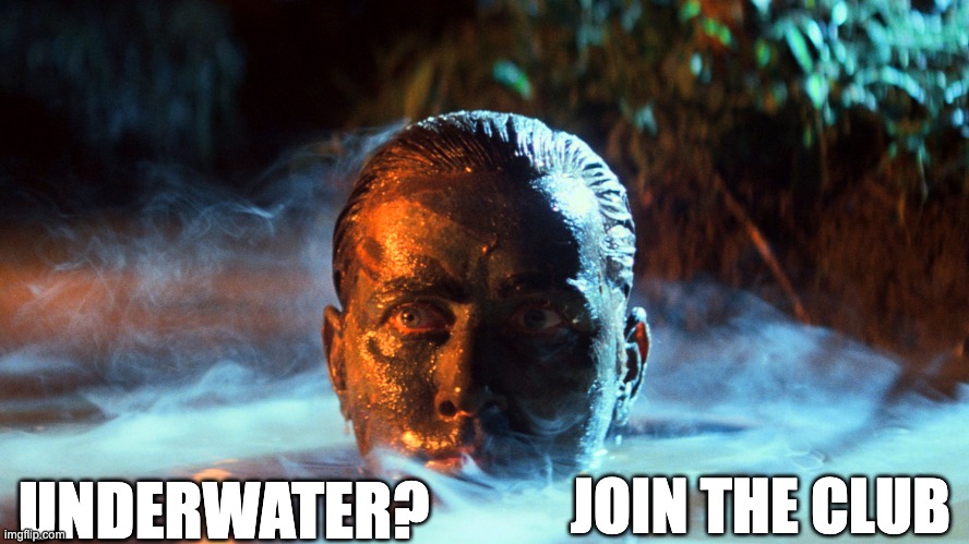 ILC Underwater | JOIN THE CLUB; UNDERWATER? | image tagged in underwater | made w/ Imgflip meme maker