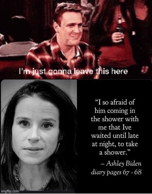 Ashley Biden Diary page 67-68 | image tagged in how i met your mother,joe biden,pedophile,daughter,child molester | made w/ Imgflip meme maker