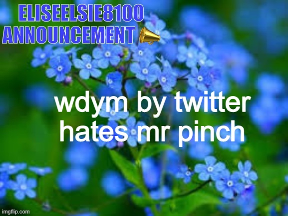 Eliseelsie8100 Announcement Imgflip Eliseelsie8100 Announcement Imgflip