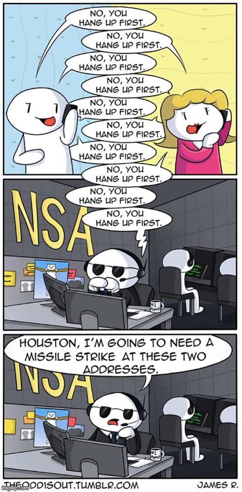 Meme #549 | image tagged in comics,flirting,theodd1sout,fbi,missle,funny | made w/ Imgflip meme maker