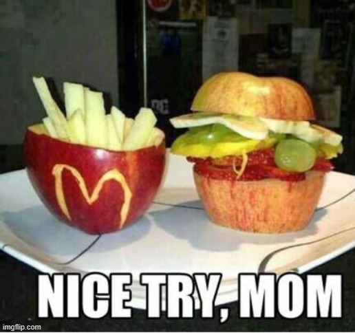 Mad Dedication XDDD | image tagged in mcdonalds,apples | made w/ Imgflip meme maker