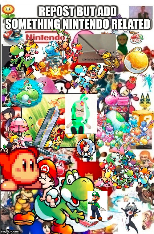 I added luigi | image tagged in nintendo,luigi | made w/ Imgflip meme maker