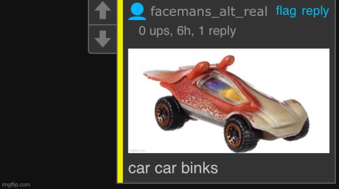 car car binks | image tagged in car car binks | made w/ Imgflip meme maker