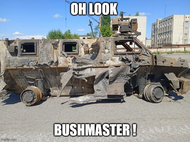 OH LOOK; BUSHMASTER ! | made w/ Imgflip meme maker