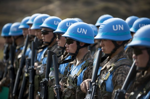 High Quality UN Soldiers Blank Meme Template