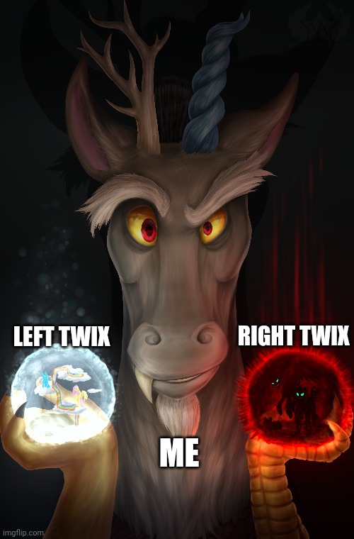 You must choose between right or left twix | LEFT TWIX; RIGHT TWIX; ME | image tagged in memes | made w/ Imgflip meme maker