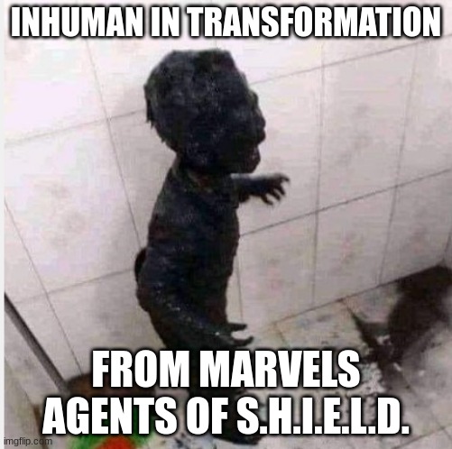 INHUMAN IN TRANSFORMATION; FROM MARVELS AGENTS OF S.H.I.E.L.D. | made w/ Imgflip meme maker