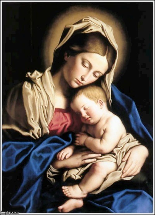 Used in comment | image tagged in virgin mary | made w/ Imgflip meme maker