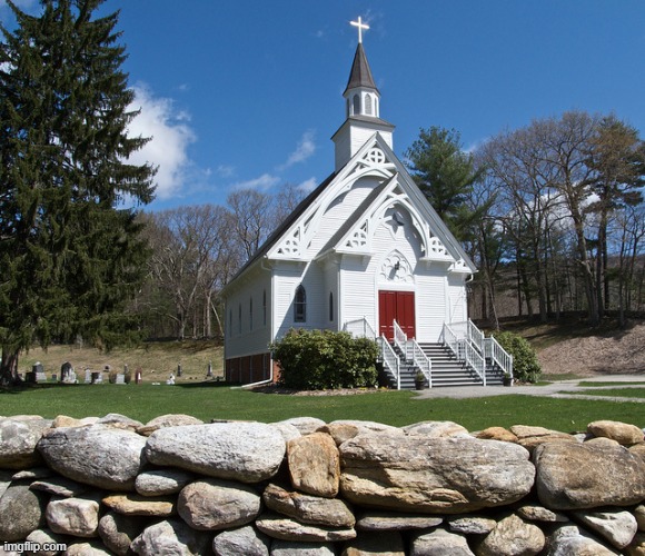 Used in comment | image tagged in pretty country church | made w/ Imgflip meme maker