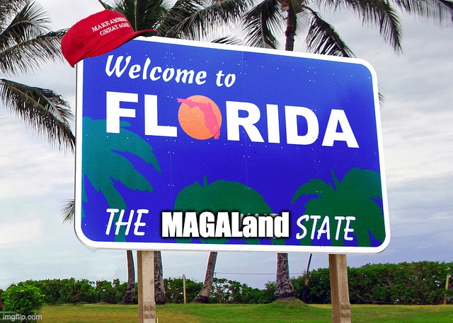 Just make sure to not go to Florida | MAGALand | image tagged in florida | made w/ Imgflip meme maker