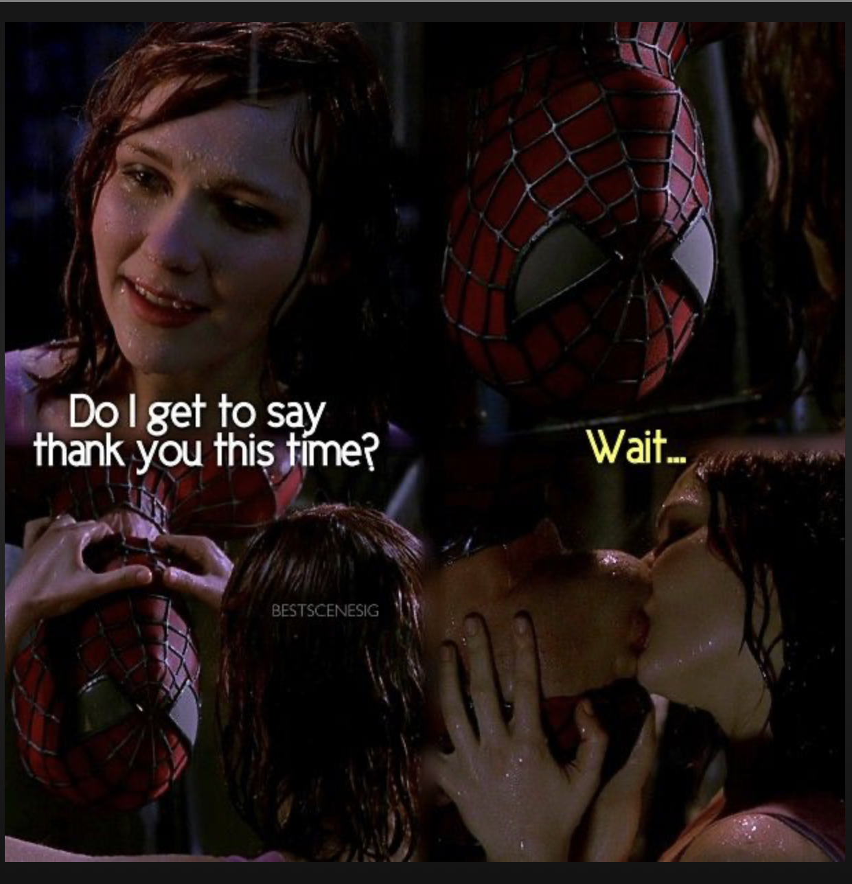 Spider-Man Kiss Blank Meme Template