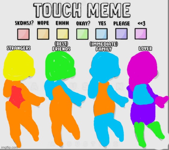 Touch meme | image tagged in touch meme | made w/ Imgflip meme maker