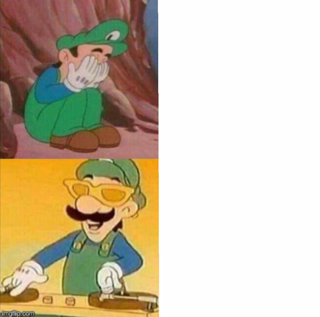 Luigi Mario Drake Blank Meme Template