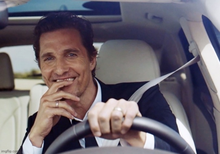 Mathew McConaughey laughing | image tagged in mathew mcconaughey laughing | made w/ Imgflip meme maker