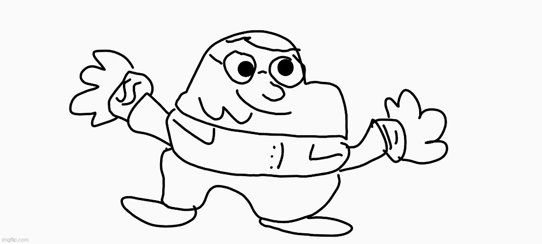Attempt on making Peter griffin in 1 minute | image tagged in peter griffin,family guy | made w/ Imgflip meme maker