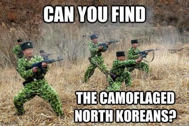 Were is the North Koreans | image tagged in funny | made w/ Imgflip meme maker