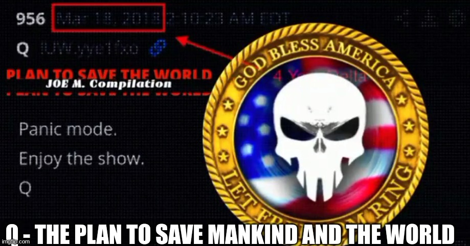 Q - The Plan To Save Mankind And The World  (Video) 