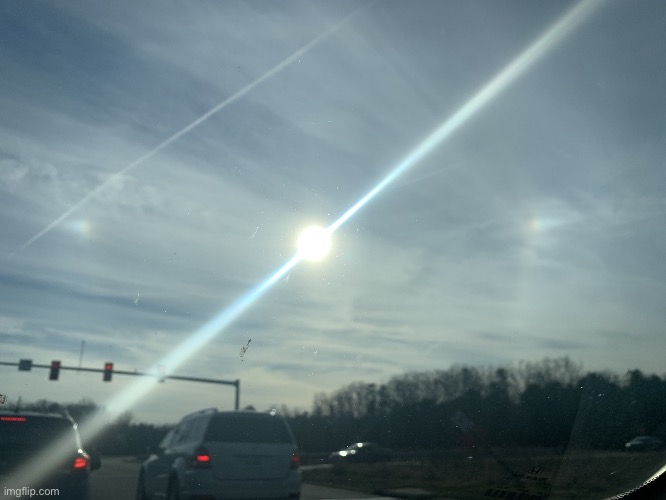Interesting Sun picture I took a while ago | image tagged in interesting sun picture,sun,why are you reading the tags | made w/ Imgflip meme maker