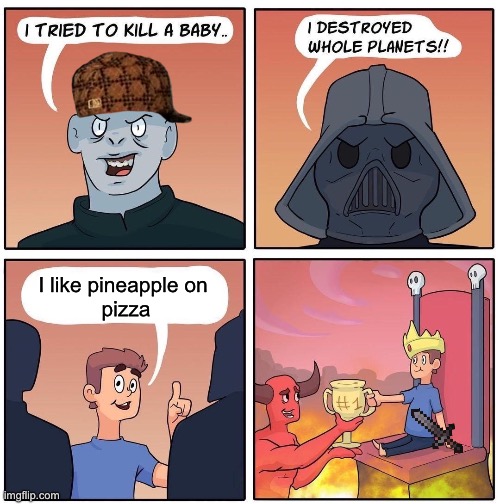 #1 Trophy | I like pineapple on 
pizza | image tagged in 1 trophy | made w/ Imgflip meme maker
