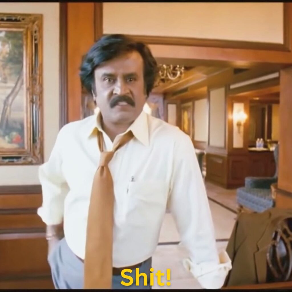 Rajni Shit Blank Meme Template