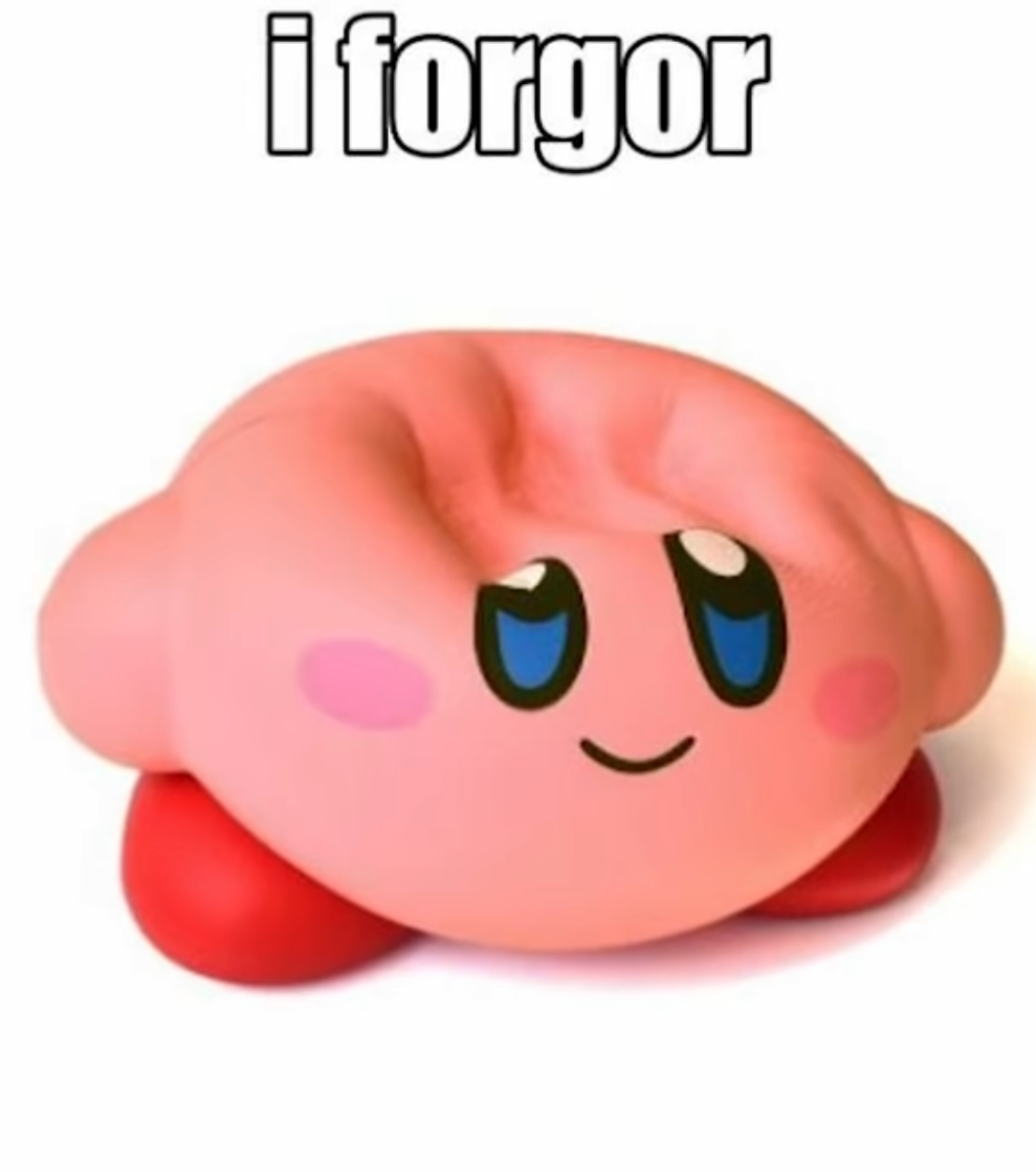 High Quality I forgor Blank Meme Template