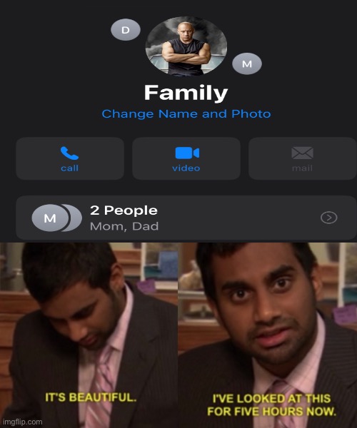 It’s all about family | image tagged in i've looked at this for 5 hours now | made w/ Imgflip meme maker