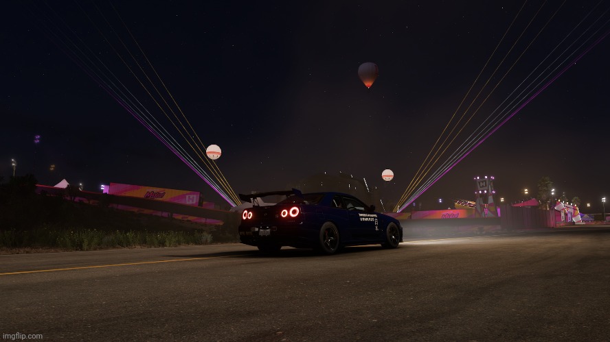 Probably the best screenshot I've ever taken | image tagged in forza horizon 5,nissan skyline gt-r r34 | made w/ Imgflip meme maker
