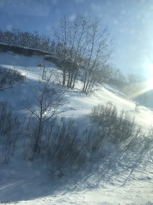 A hill on the way to skiing | made w/ Imgflip meme maker