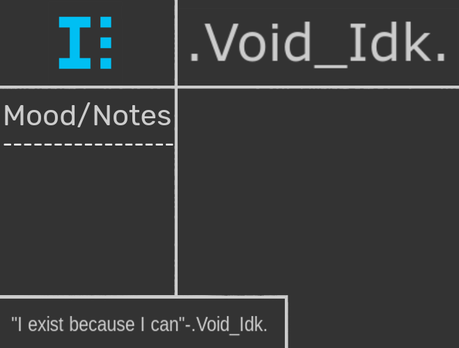 .Void_Idk.'s Announcement Template Blank Meme Template