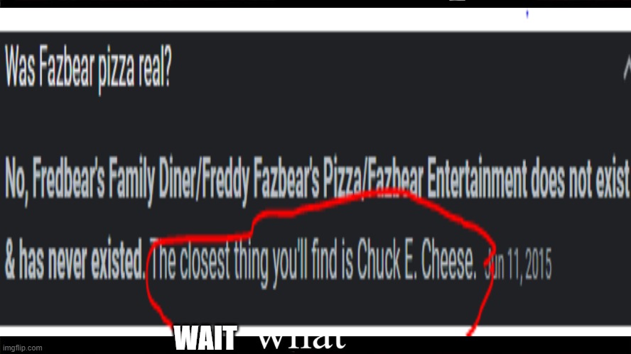 WAIT WHAT DID I FIND | WAIT | image tagged in fnaf,fnaf lore,wait what | made w/ Imgflip meme maker