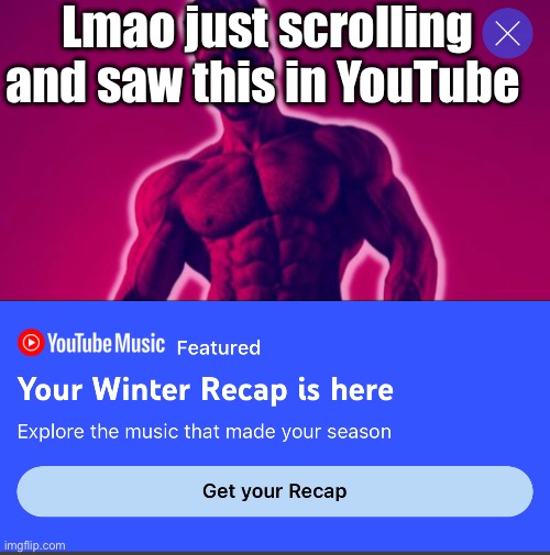 W YouTube for choosing that cover | Lmao just scrolling and saw this in YouTube | made w/ Imgflip meme maker