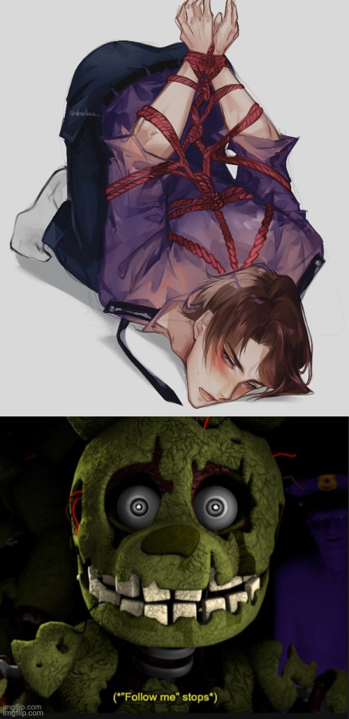 M-Michael? | image tagged in follow me stops | made w/ Imgflip meme maker