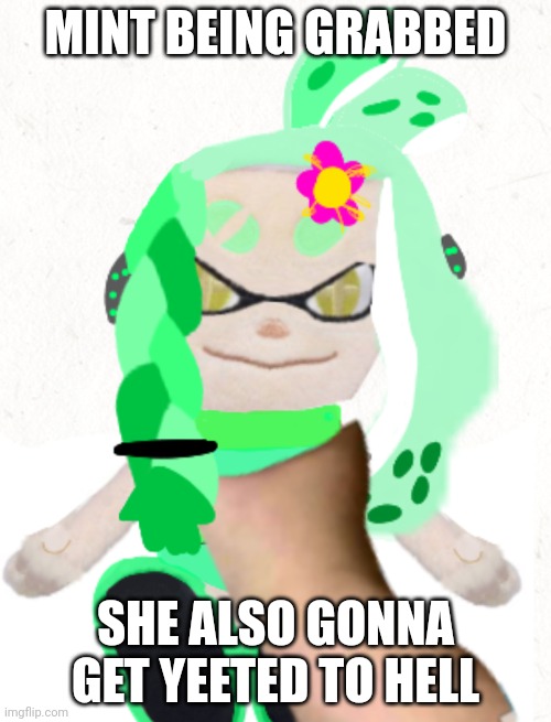 Wanna break from the AAAUUGHH | MINT BEING GRABBED; SHE ALSO GONNA GET YEETED TO HELL | image tagged in ok | made w/ Imgflip meme maker