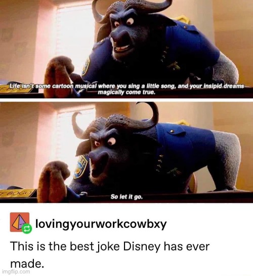 The Best Disney Joke | image tagged in memes,funny | made w/ Imgflip meme maker