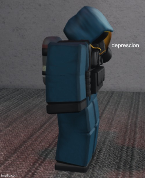 deprescion | image tagged in roblox meme | made w/ Imgflip meme maker