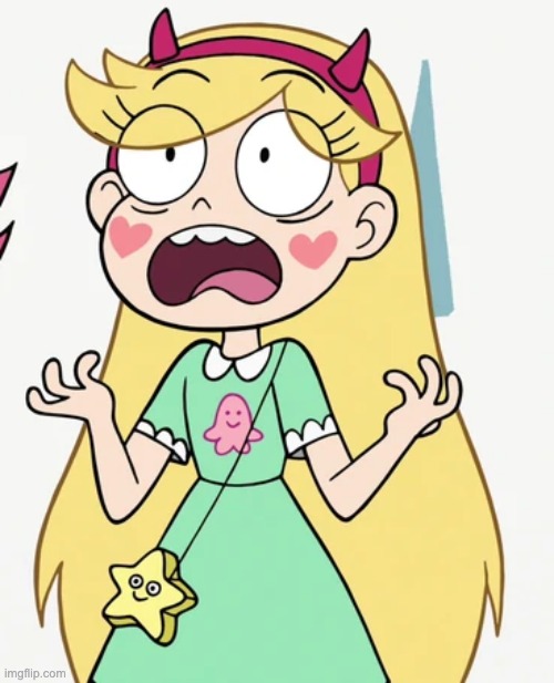 Star Butterfly Freaked out | image tagged in star butterfly freaked out | made w/ Imgflip meme maker