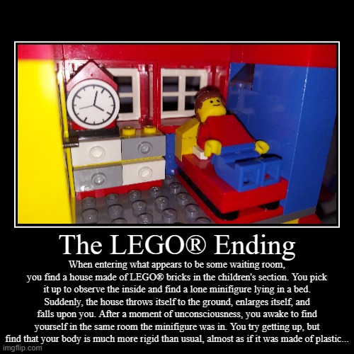 "Everything is NOT awesome." | image tagged in funny,demotivationals,backrooms,the backrooms,lego | made w/ Imgflip demotivational maker