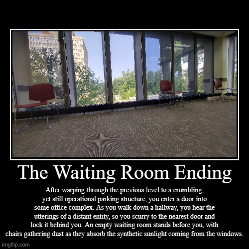 "Appointment for human 326?" | image tagged in demotivationals,the backrooms,backrooms,doctor,doctor's office | made w/ Imgflip demotivational maker