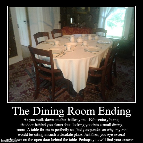 "Fellow entities, behold your meal." | image tagged in demotivationals,the backrooms,backrooms,dinner,eating | made w/ Imgflip demotivational maker