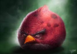 Fat Angry Bird Blank Meme Template